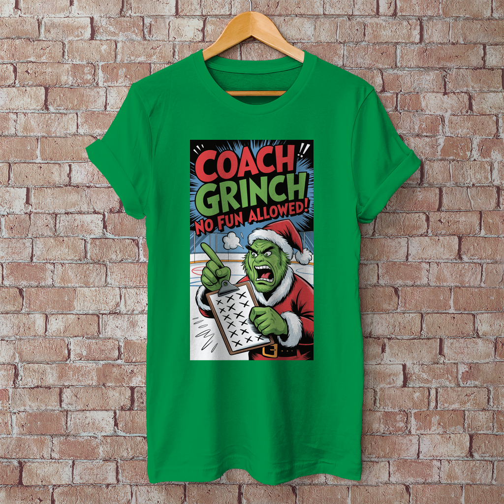 Herren T-Shirt Basic "Coach Grinch"