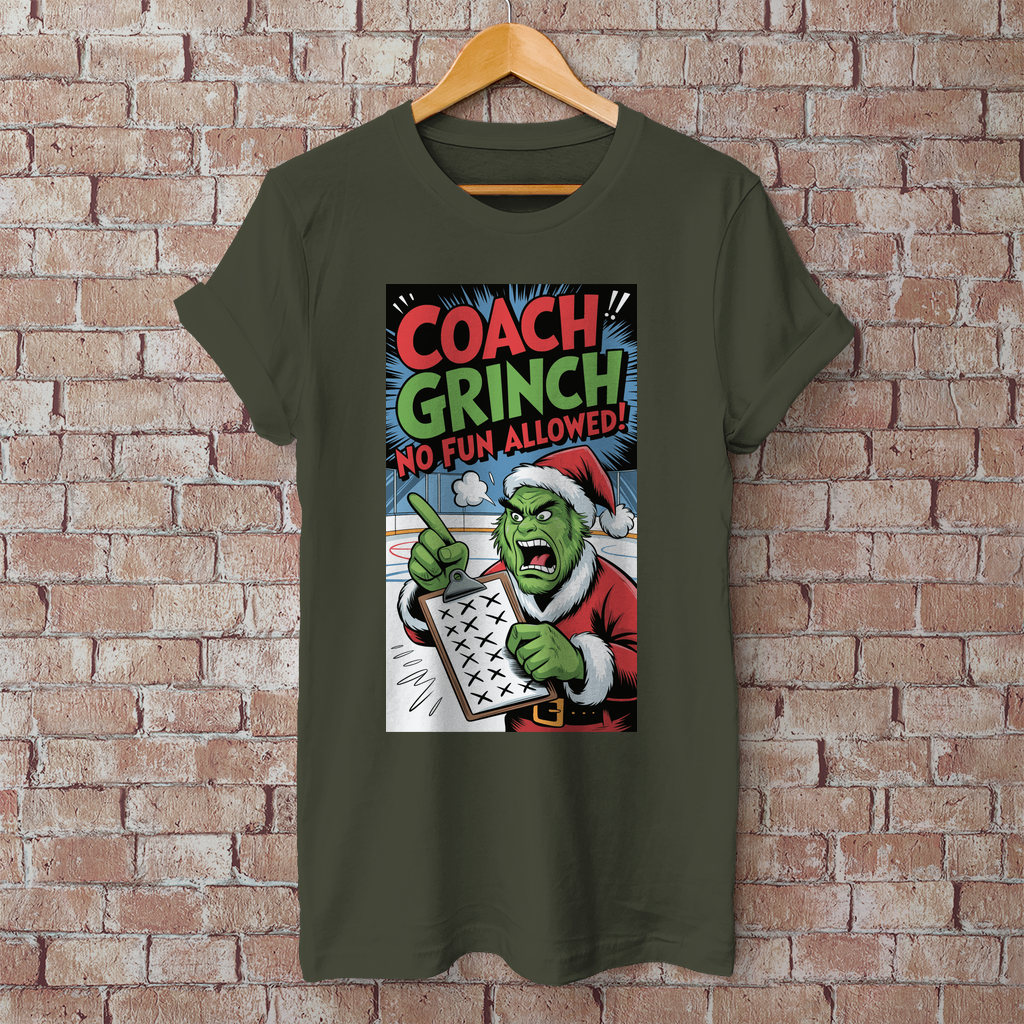 Herren T-Shirt Basic "Coach Grinch"