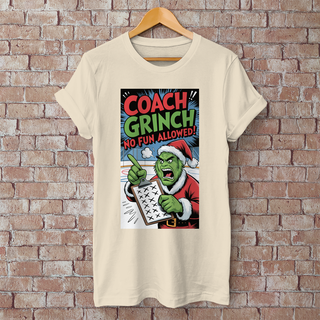 Herren T-Shirt Basic "Coach Grinch"