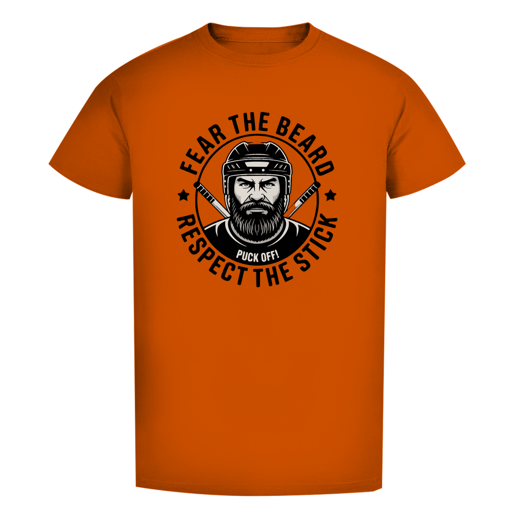 Herren Premium Bio T-Shirt "Fear The Beard"