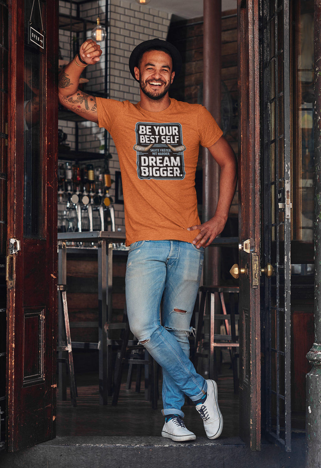 Herren T-Shirt Classic "Be your best self"