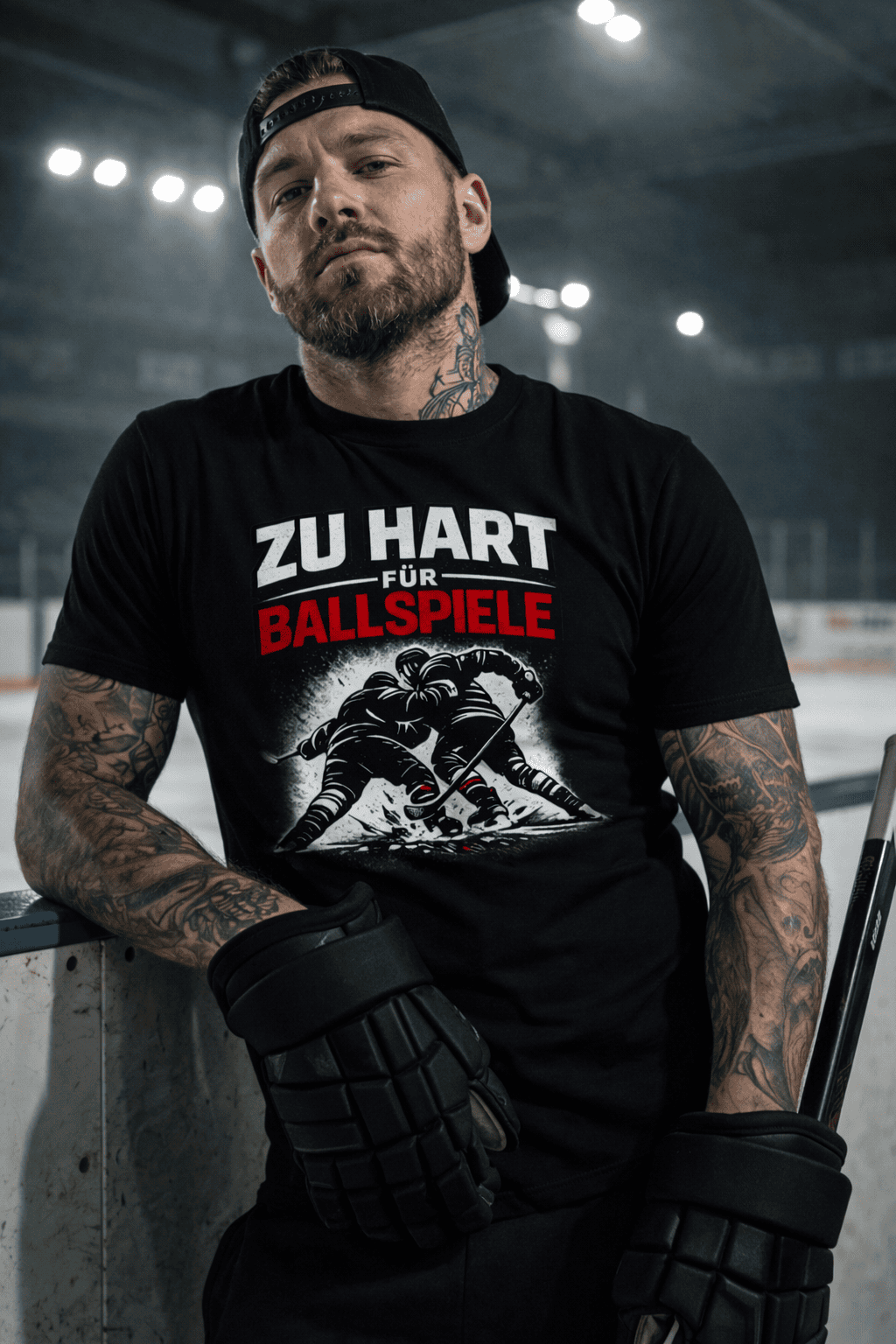 Zu hart für Ballspiele – Hockey Statement Shirt