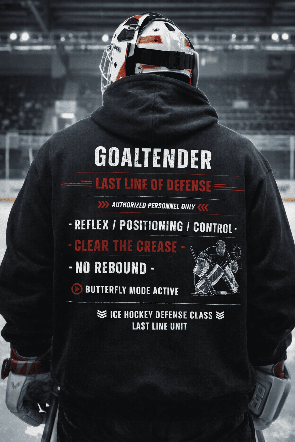 Goaltender Hoodie – Premium Goalie Hoodie