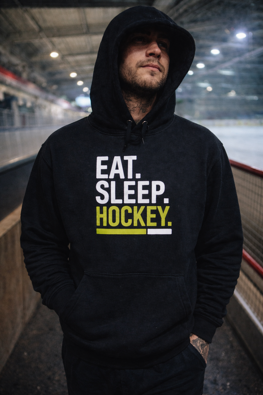Premium Hoodie Herren "Eat.Sleep.Hockey."
