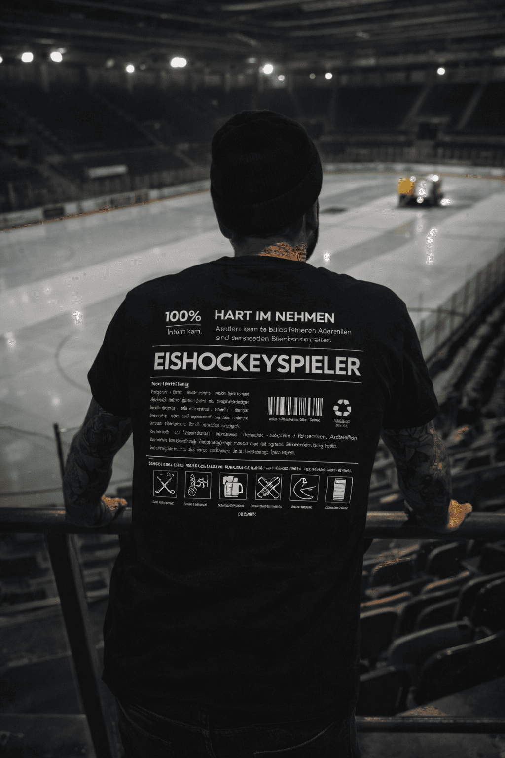 Eishockeyspieler – Herren T-Shirt für echte Hockeyspieler