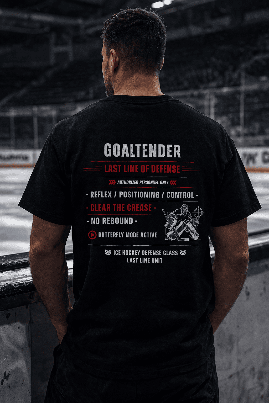 Goaltender T-Shirt – Eishockey Shirt für Torhüter