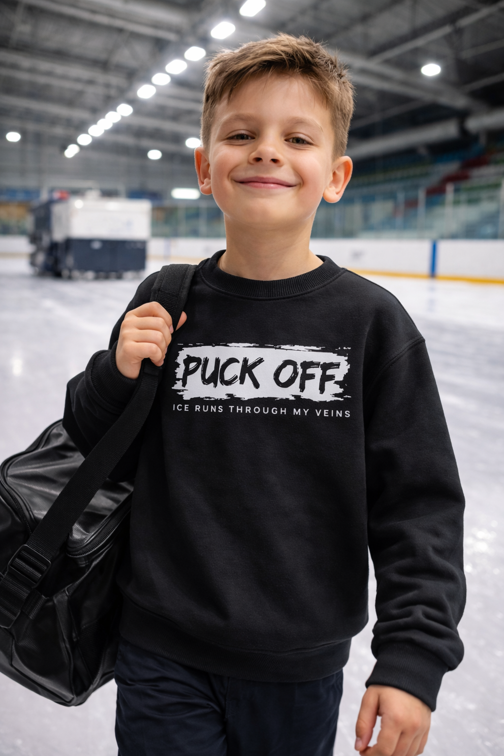Sweatshirt Kids "Puck Off"