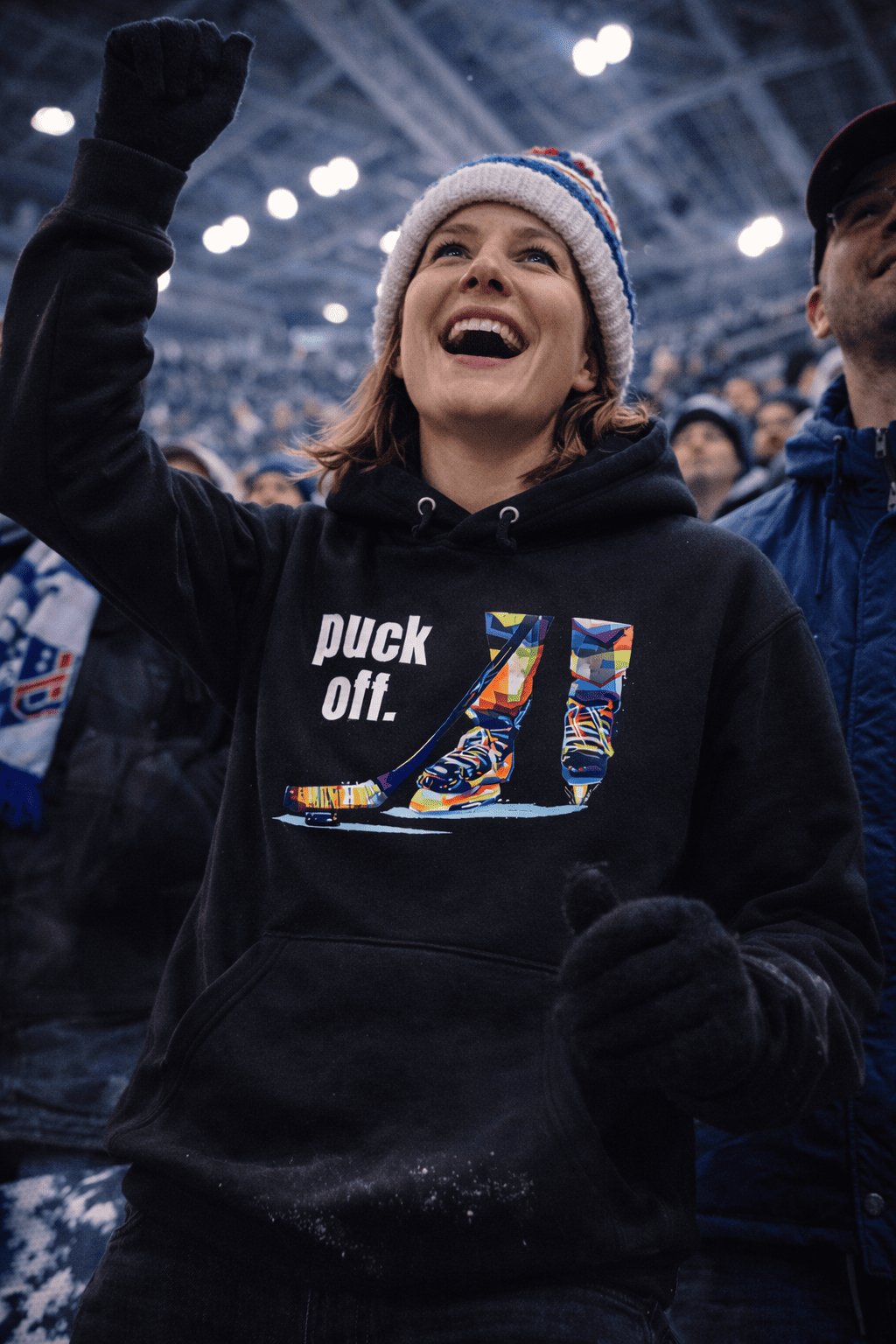 Hockey Streetwear Hoodie – puckoff.style Premium Hoodie