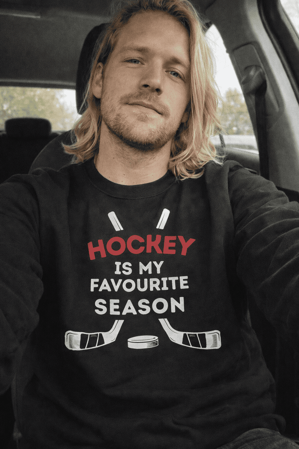 Hockey Sweatshirt Herren – My Favourite Season Hockey Crewneck