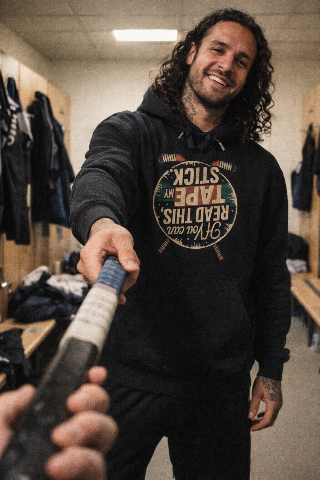 Premium Hoodie "If you can read this..."