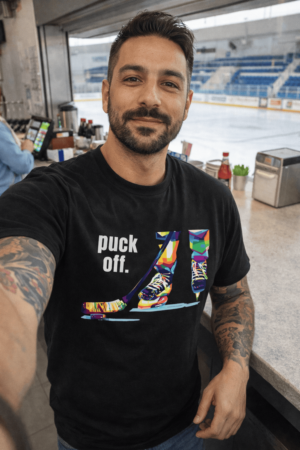 Hockey T-Shirt Herren – puckoff.style | Streetwear Hockey Shirt