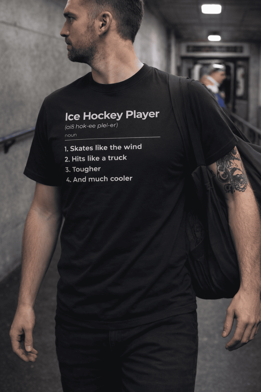 Ice Hockey Player T-Shirt – Hockey Shirt für Spieler