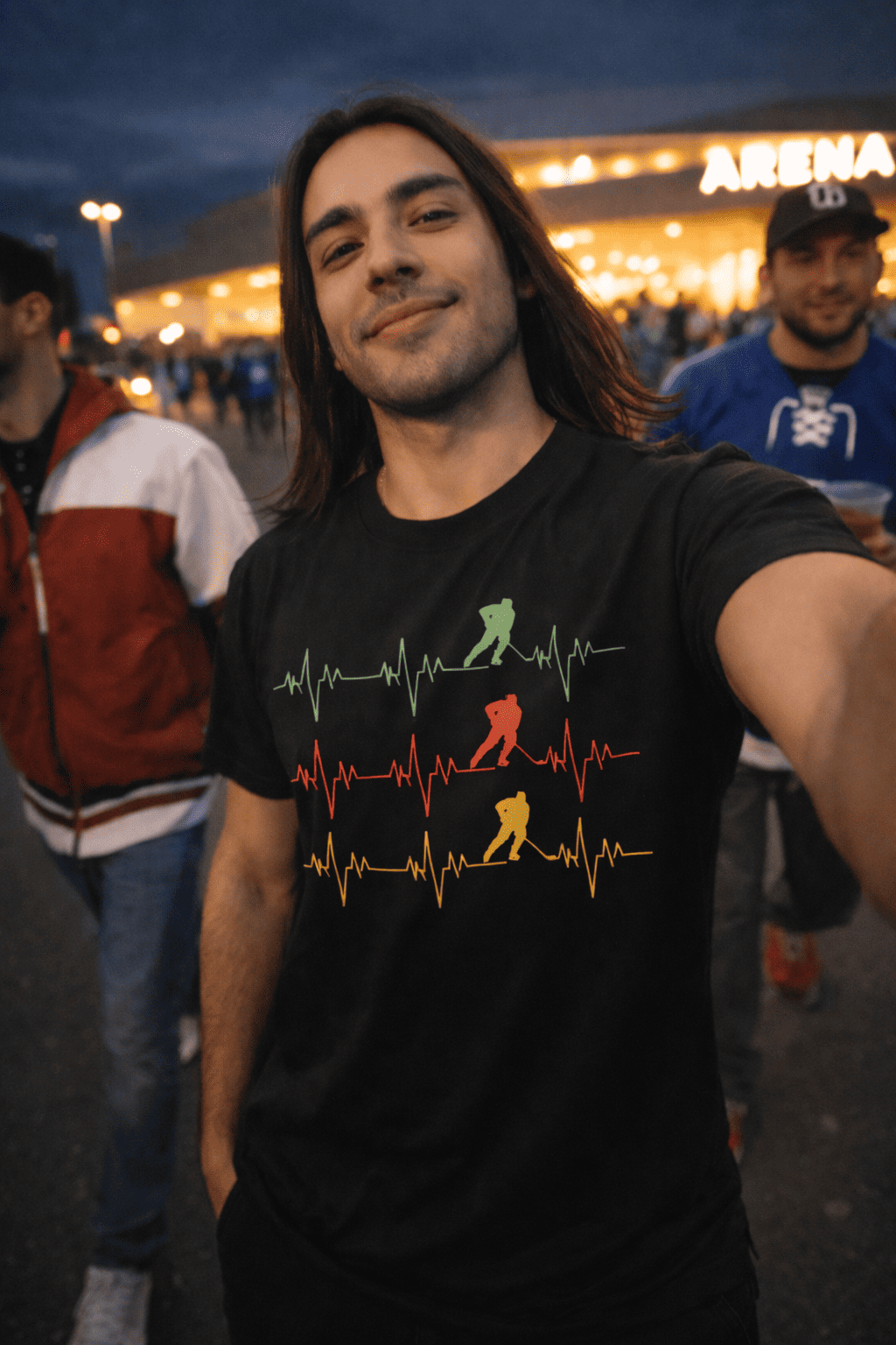Hockey T-Shirt Herren – Hockeybeat Design Shirt