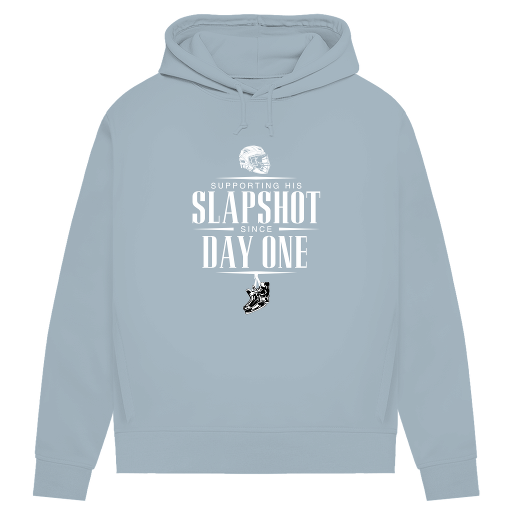 Damen Premium Bio Hoodie "Supporting his Slapshot"