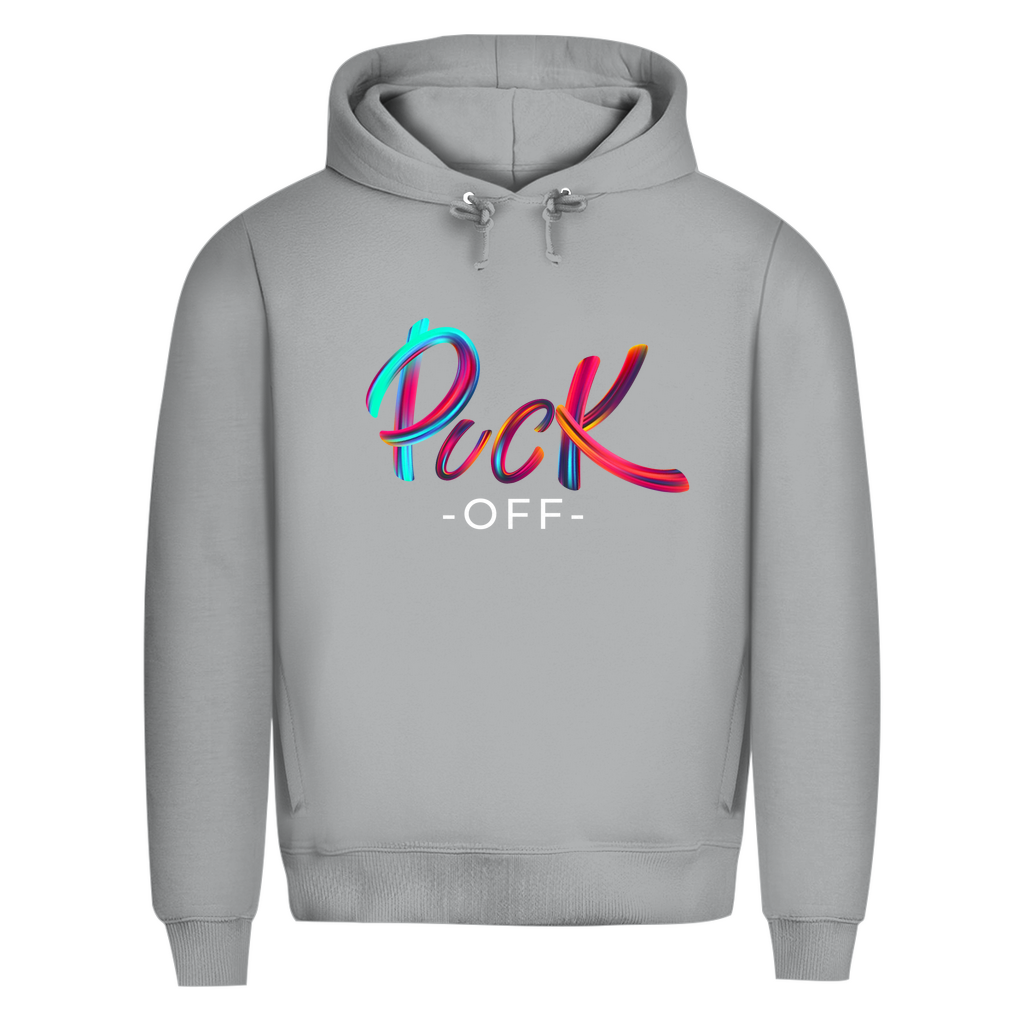 Herren Premium Bio Hoodie "Puck-OFF-"