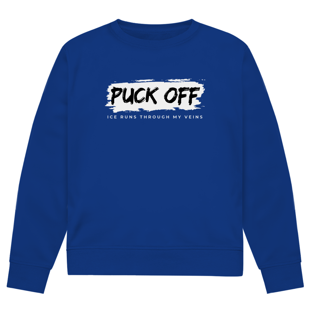 Herren Premium Bio Sweatshirt "Puck Off"