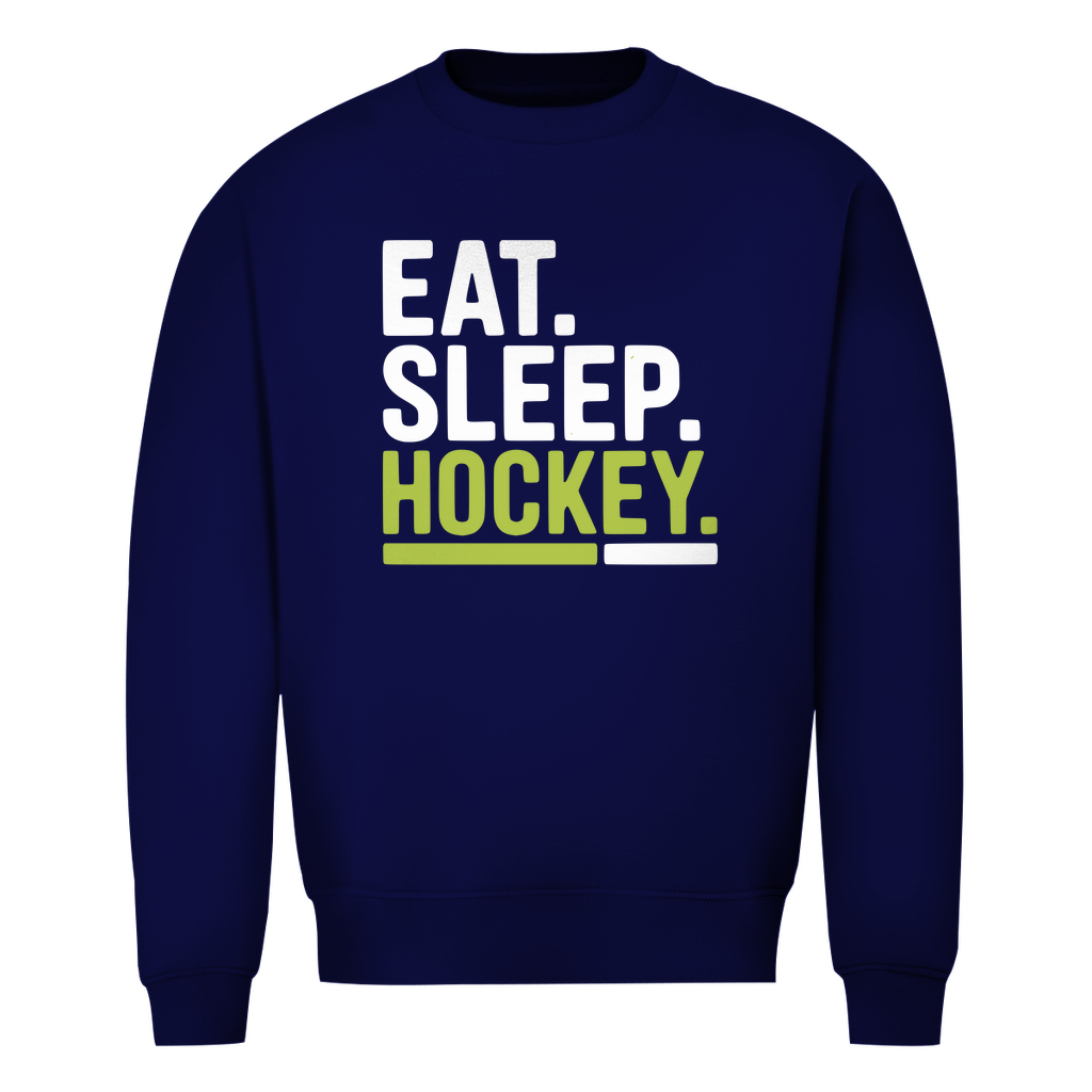 Herren Basic Sweatshirt "Eat.Sleep.Hockey."