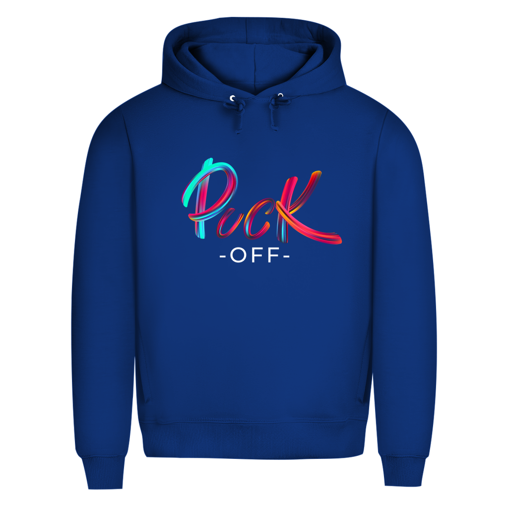 Herren Premium Bio Hoodie "Puck-OFF-"