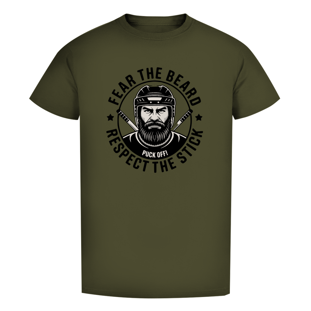 Herren Premium Bio T-Shirt "Fear The Beard"