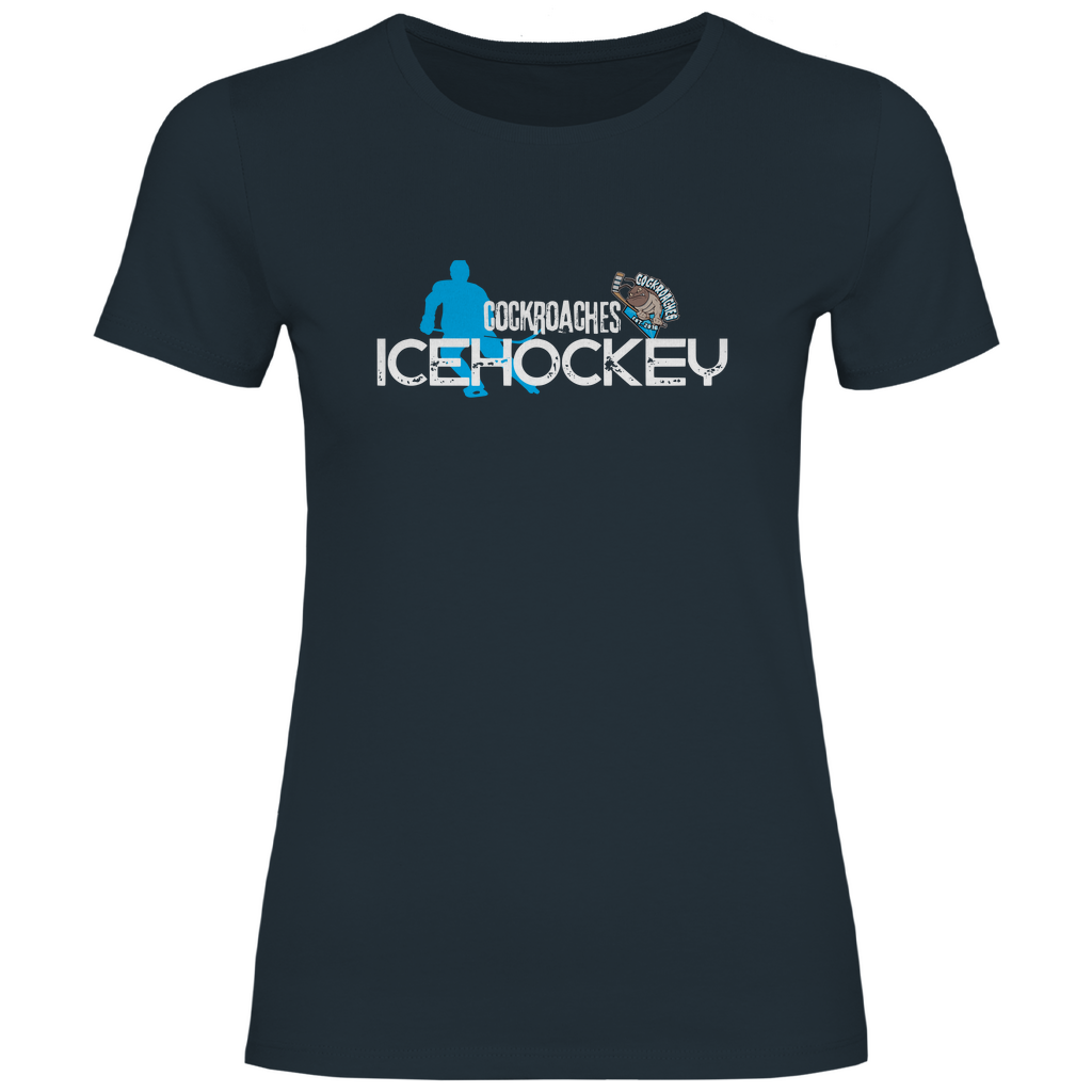 Damen T-Shirt Classic "Cockroaches Icehockey"