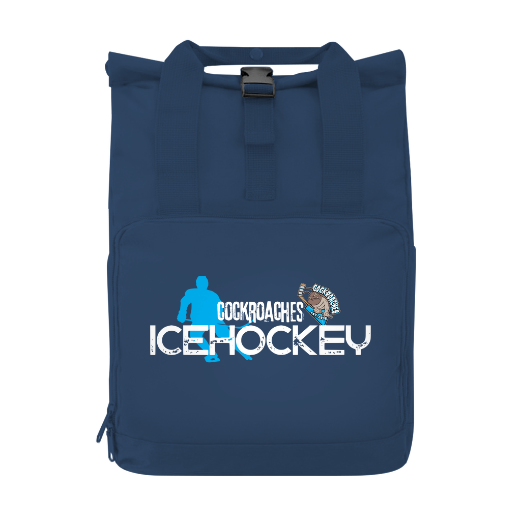 Rucksack mit Seitentasche "Cockroaches Icehockey"