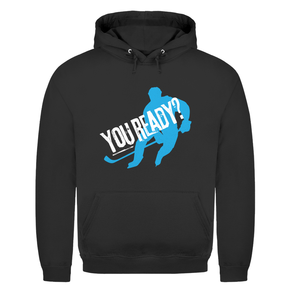 Herren Basic Hoodie "You Ready?"