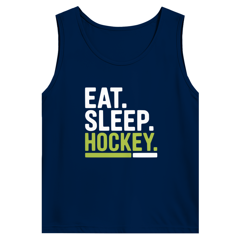 Herren Basic Tank Top "Eat.Sleep.Hockey."
