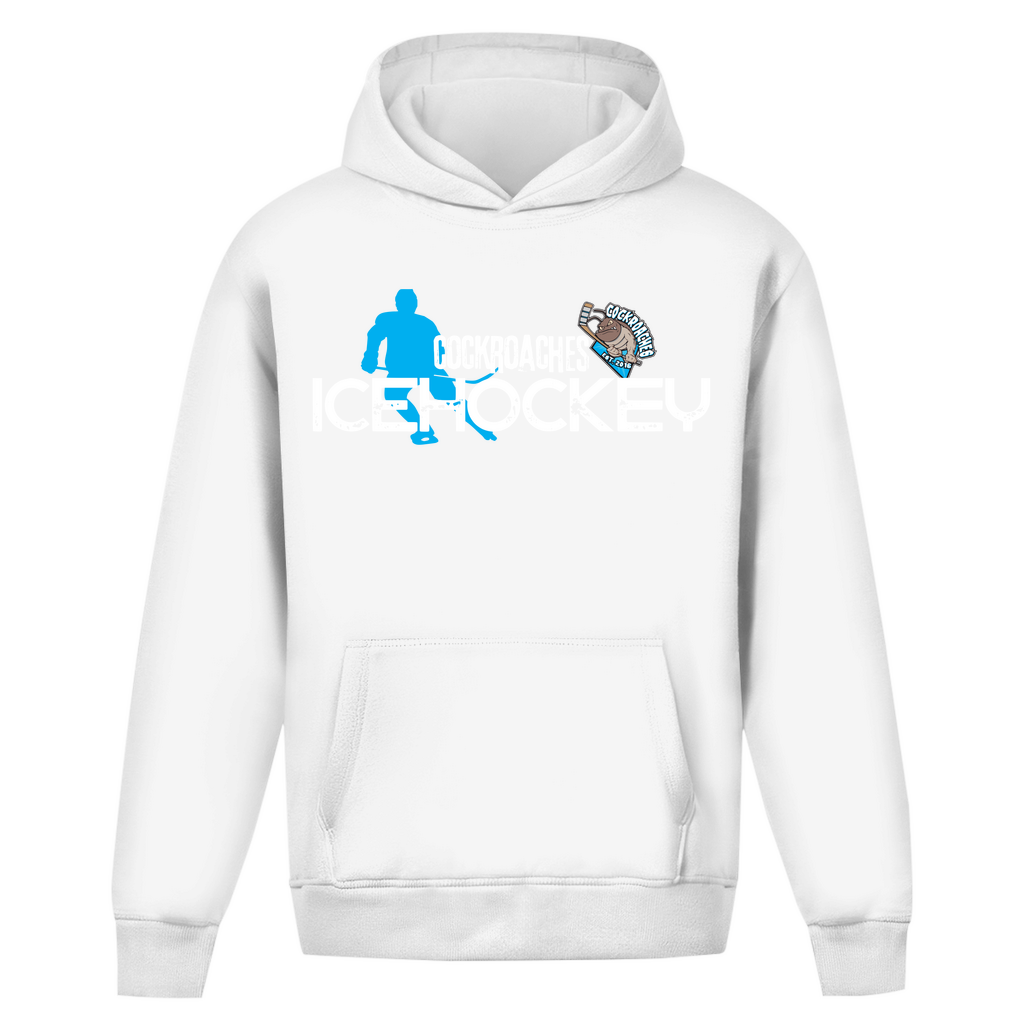 Oversize Hoodie Ohne Kordel "Cockroaches Icehockey"