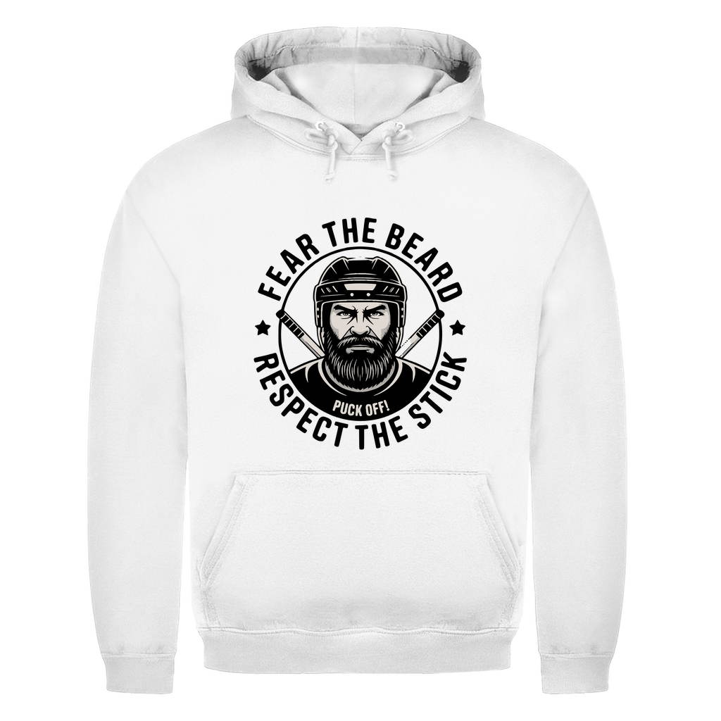 Herren Classic Hoodie "Fear The Beard Puck Off"