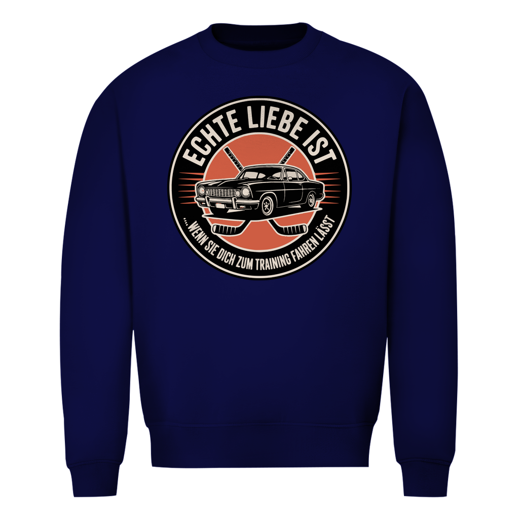 Herren Basic Sweatshirt "Echte Liebe"