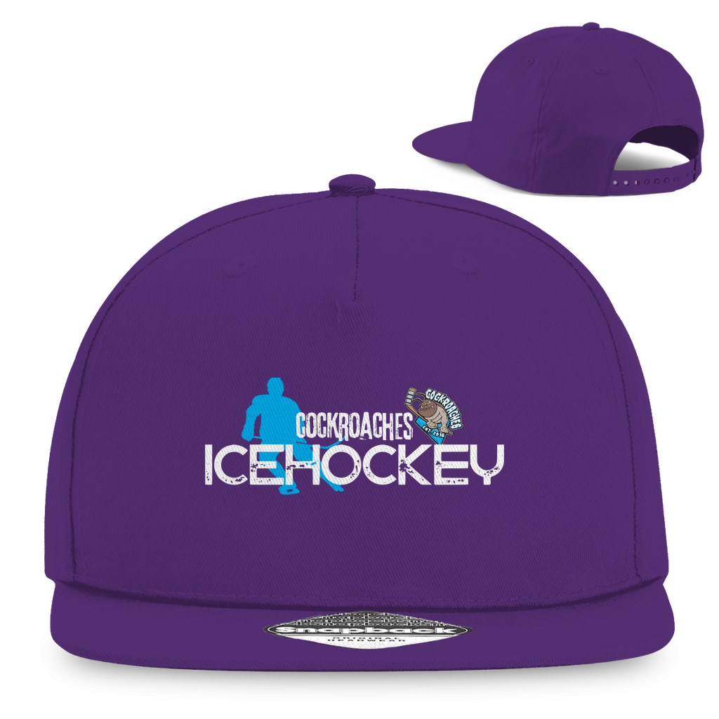 Snapback Rapper Cap "Cockroaches Icehockey"