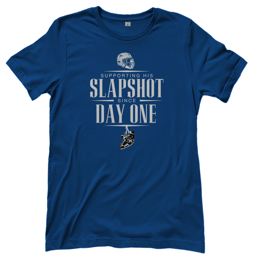 Damen T-Shirt Classic "Supporting his Slapshot"