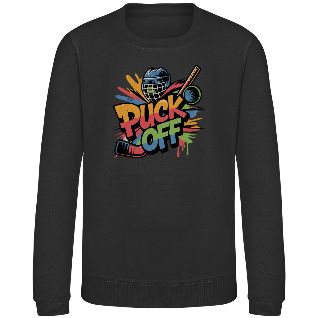 Kinder Sweatshirt "Puck Off"