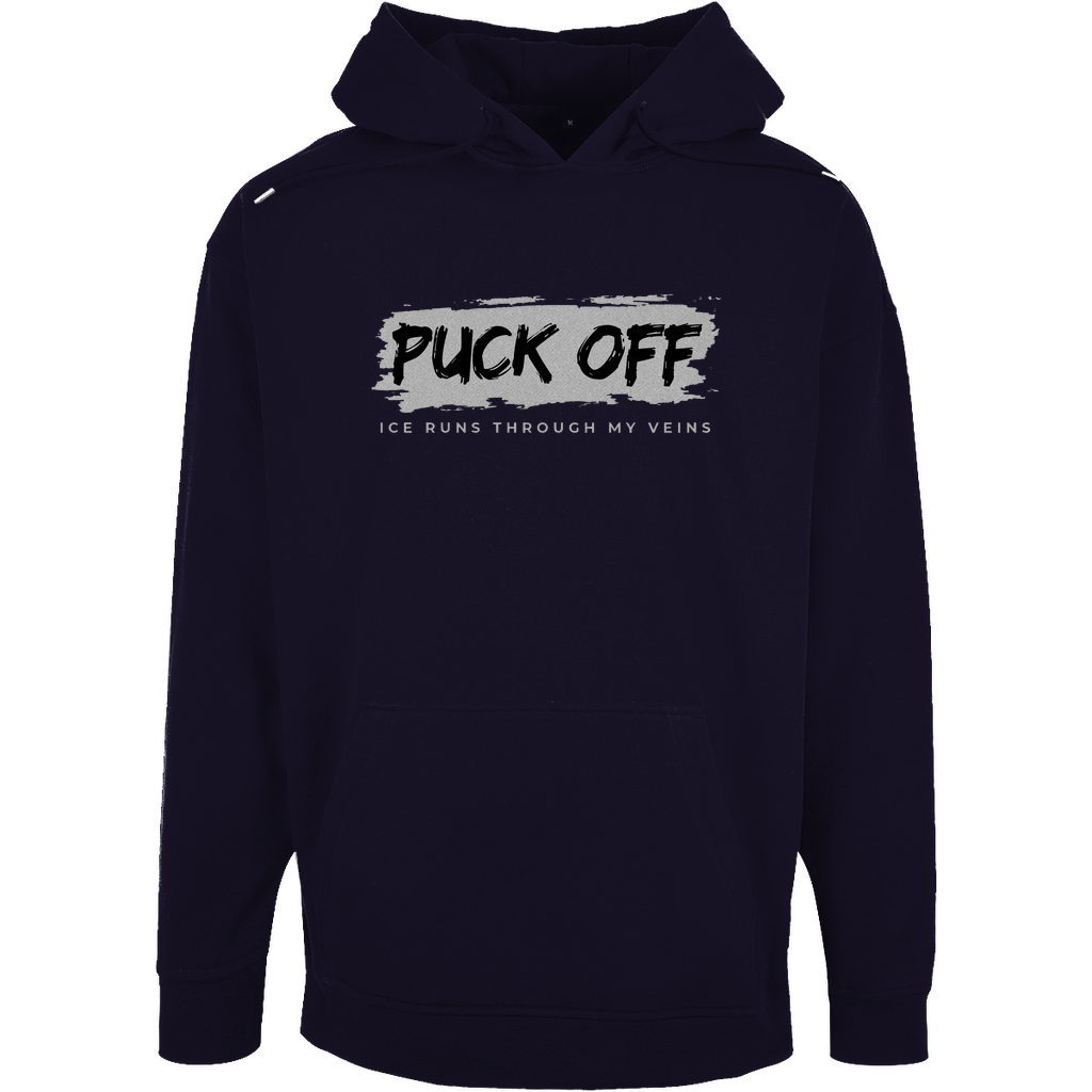 Oversize Hoodie Herren "Puck Off"