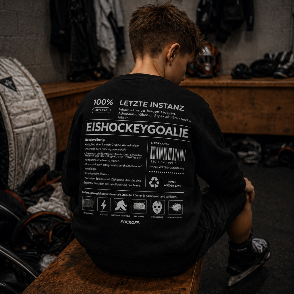 Eishockey Goalie Kids Sweatshirt