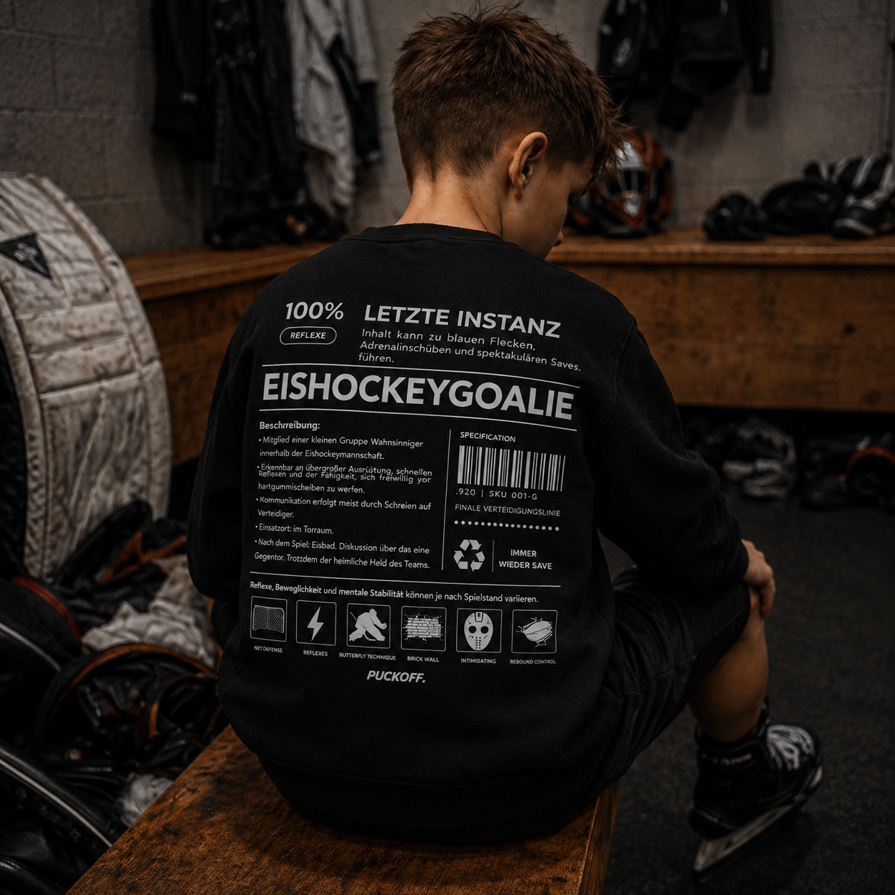 Eishockey Goalie Kids Sweatshirt