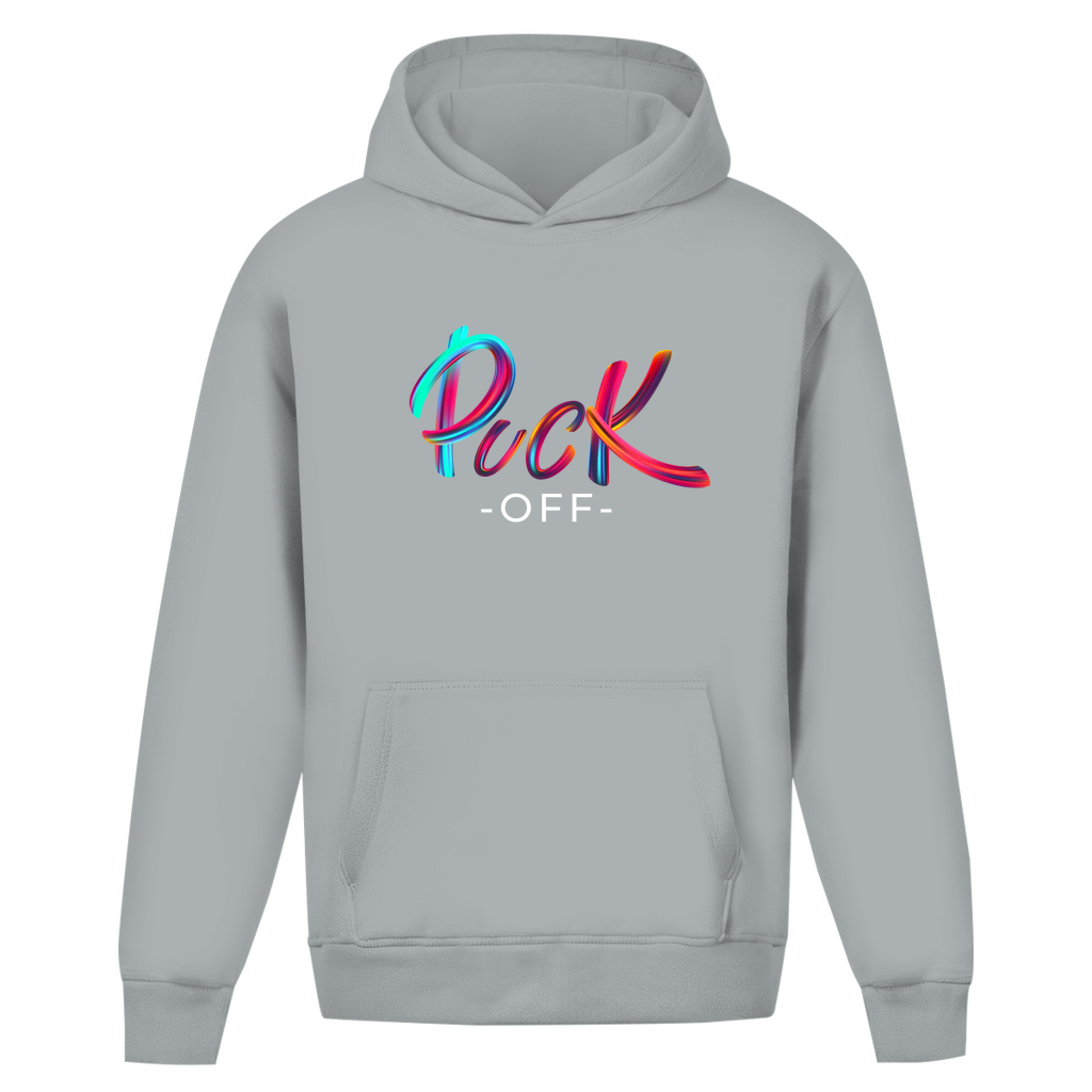 Oversize Hoodie Ohne Kordel "Puck -OFF-"