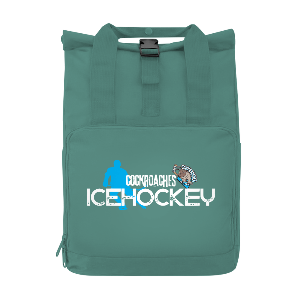 Rucksack mit Seitentasche "Cockroaches Icehockey"