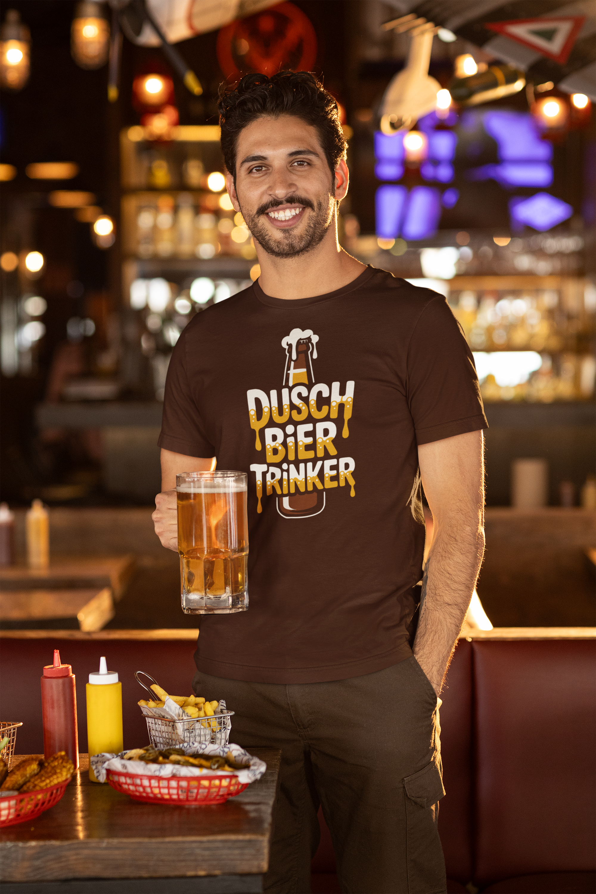 Herren T-Shirt Classic "Dusch Bier Trinker"
