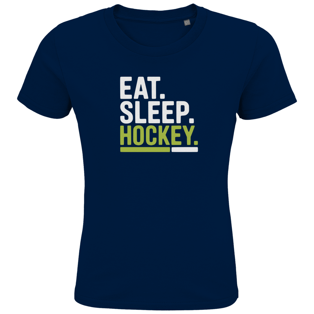 Kids Premium Bio T-Shirt "Eat.Sleep.Hockey"