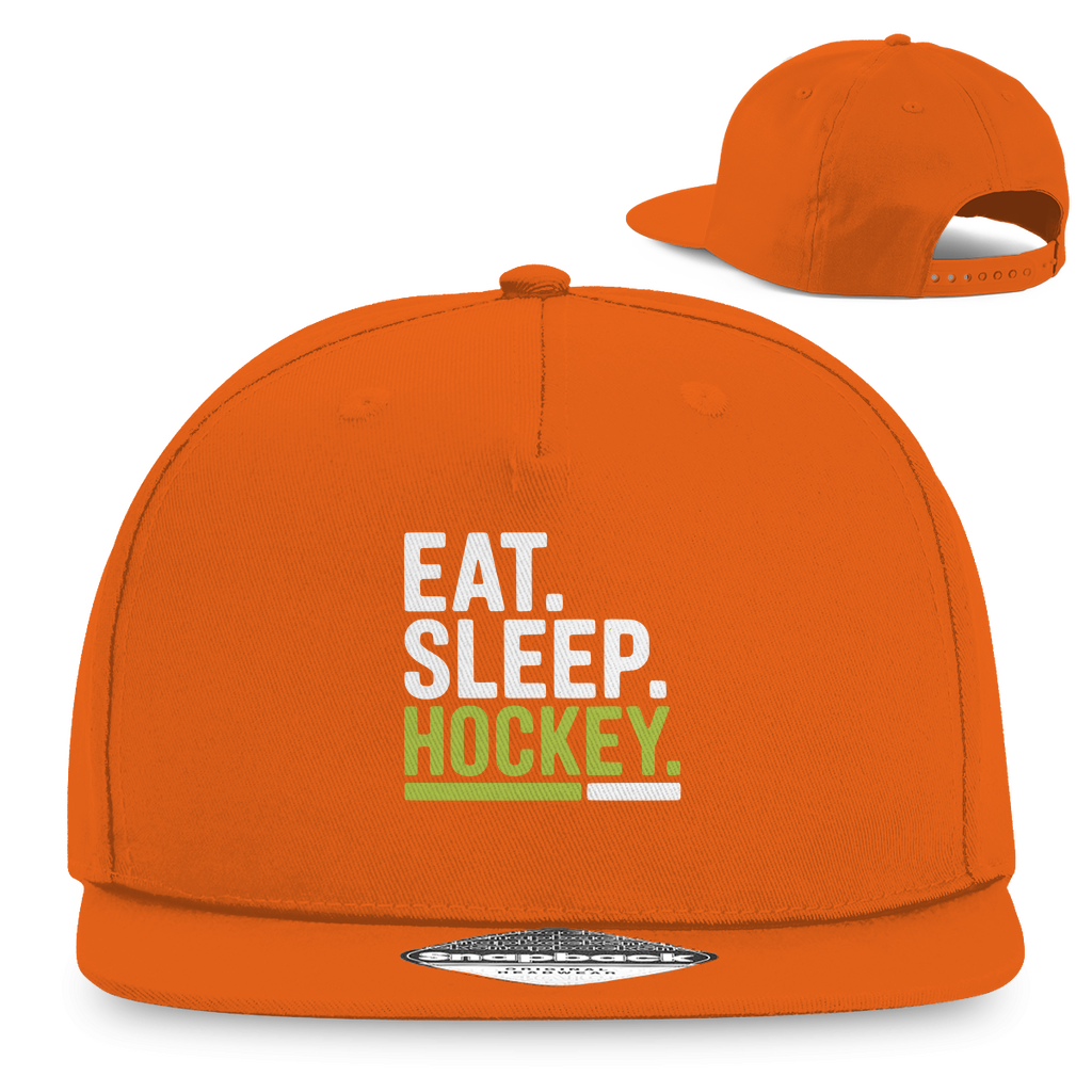 Snapback Rapper Cap "Eat.Sleep.Hockey."