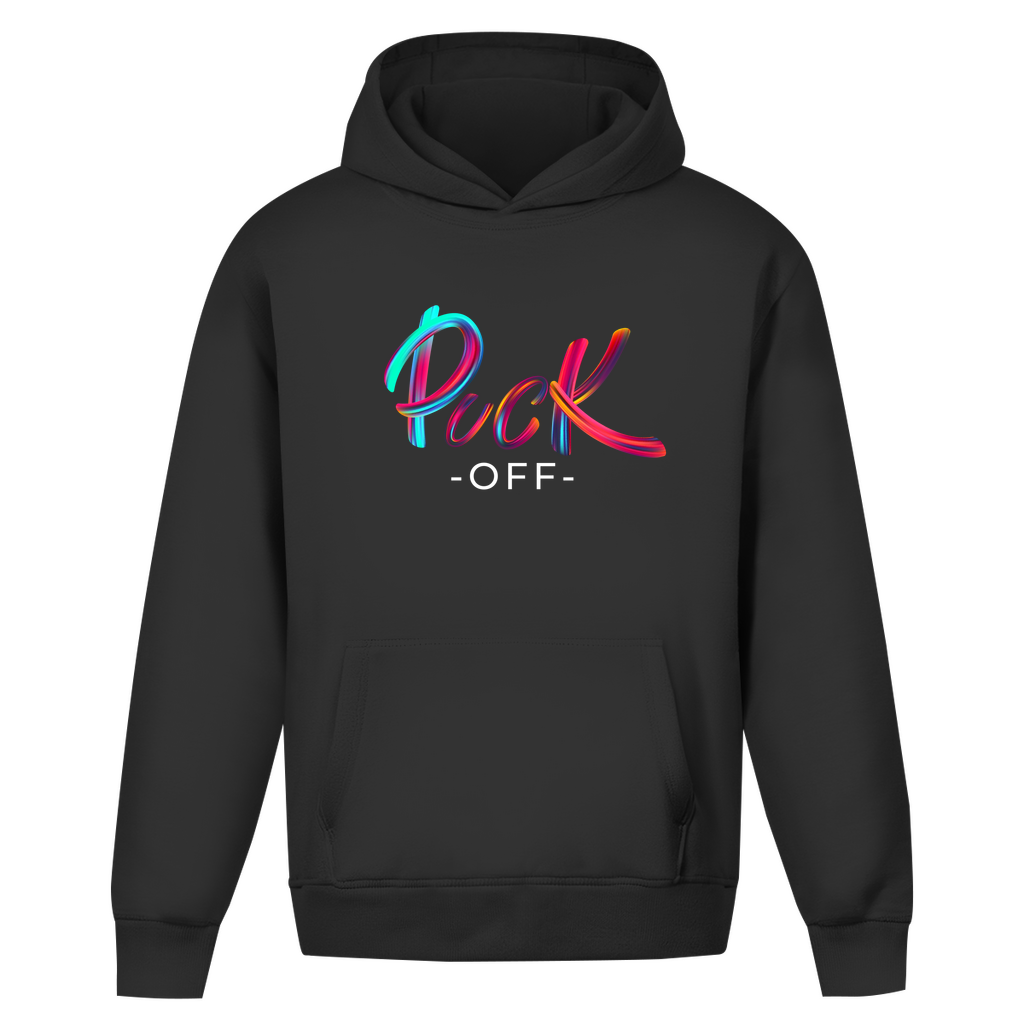 Oversize Hoodie Ohne Kordel "Puck -OFF-"
