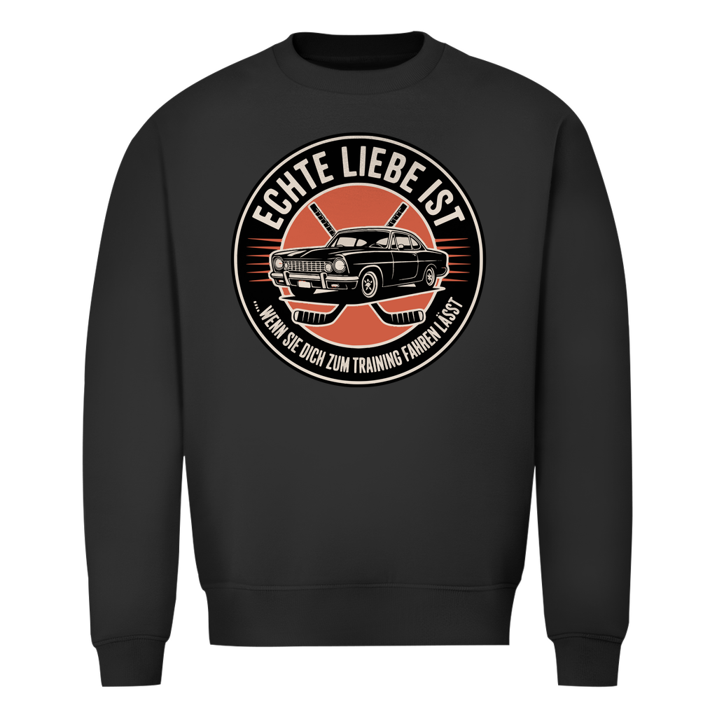 Herren Basic Sweatshirt "Echte Liebe"