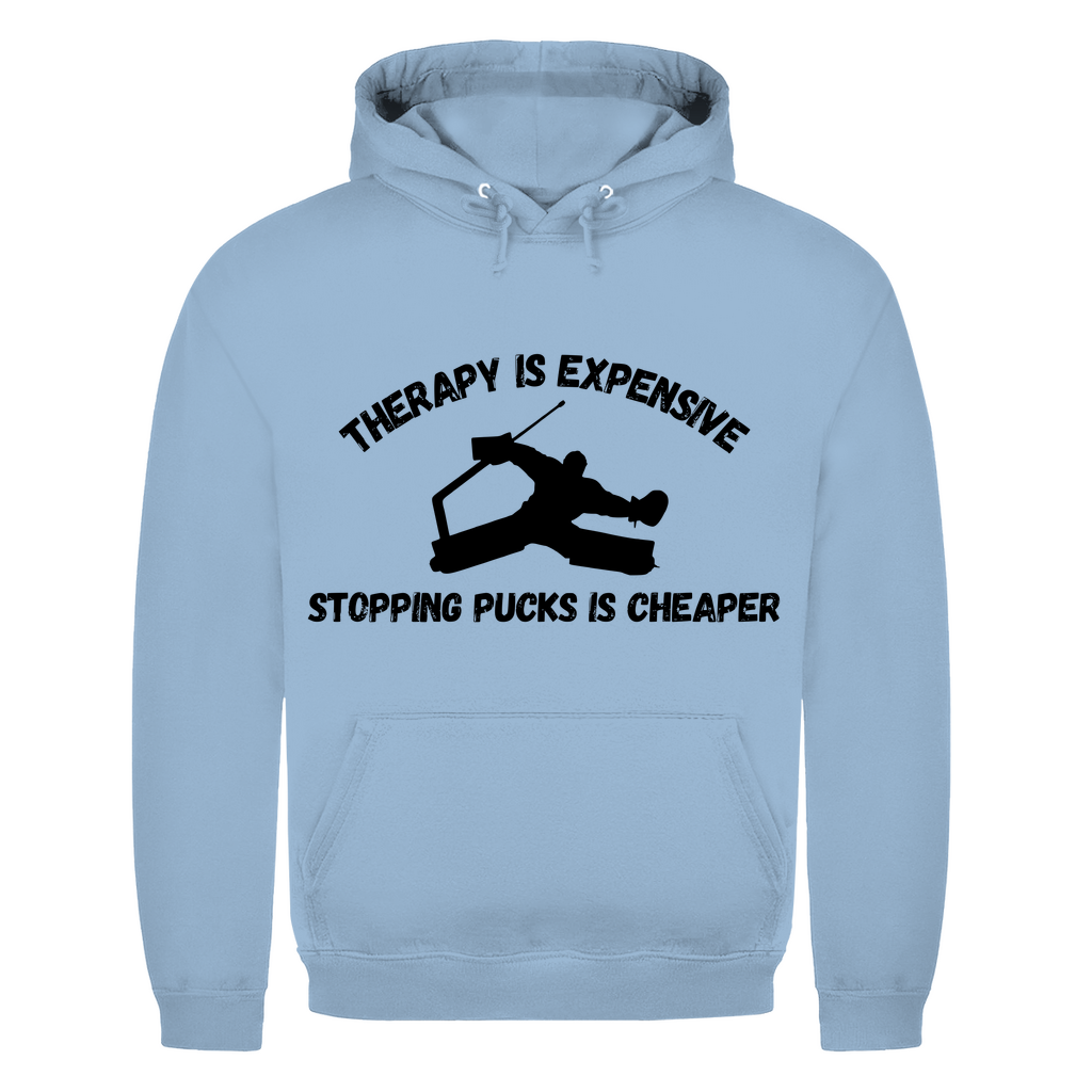 Herren Basic Hoodie "Therapy is Expensive"