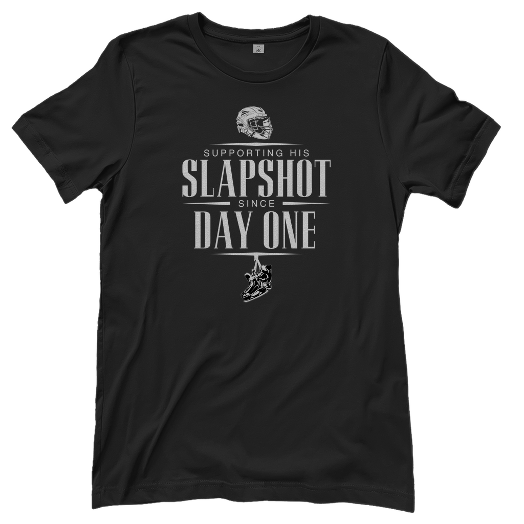 Damen T-Shirt Classic "Supporting his Slapshot"