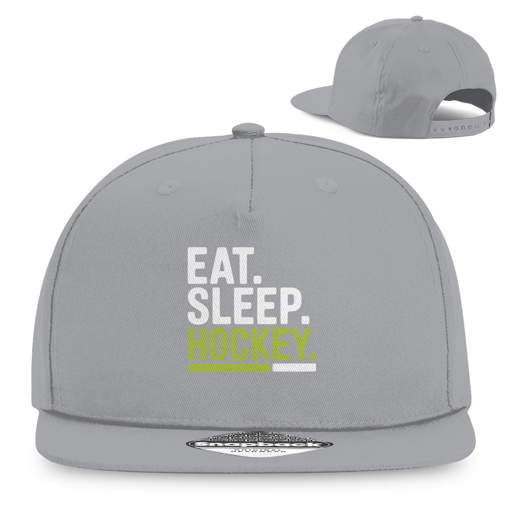 Snapback Rapper Cap "Eat.Sleep.Hockey."
