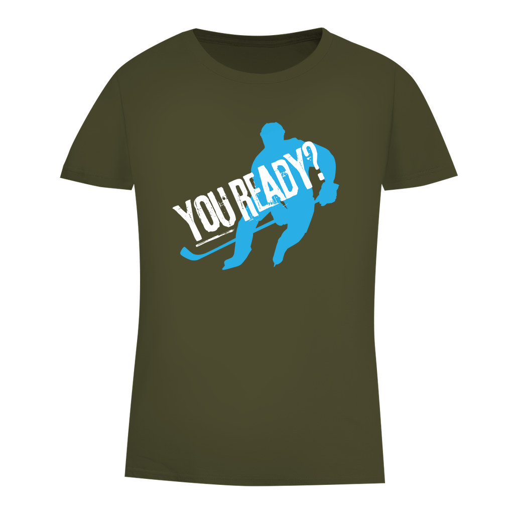 Damen Premium Bio T-Shirt "You Ready?"
