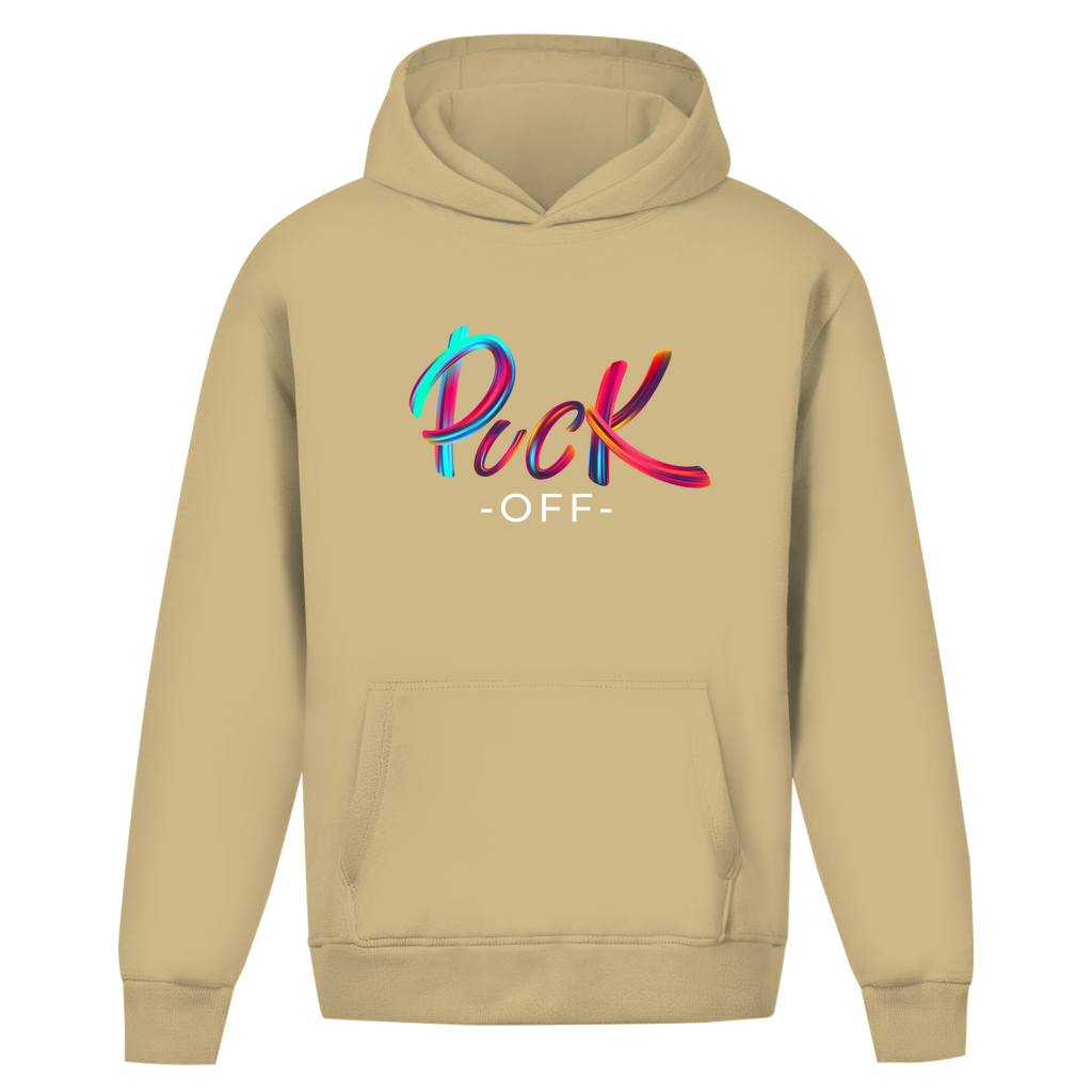 Oversize Hoodie Ohne Kordel "Puck -OFF-"