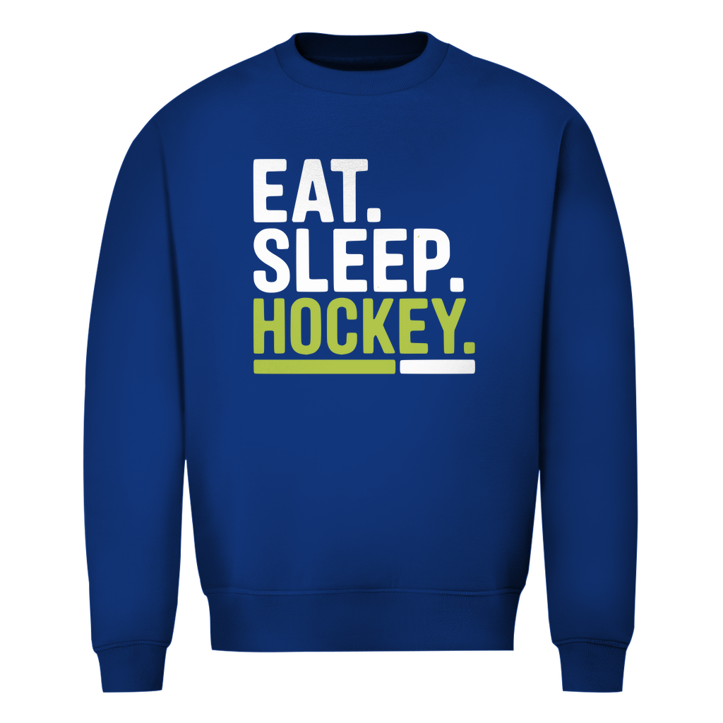 Herren Basic Sweatshirt "Eat.Sleep.Hockey."