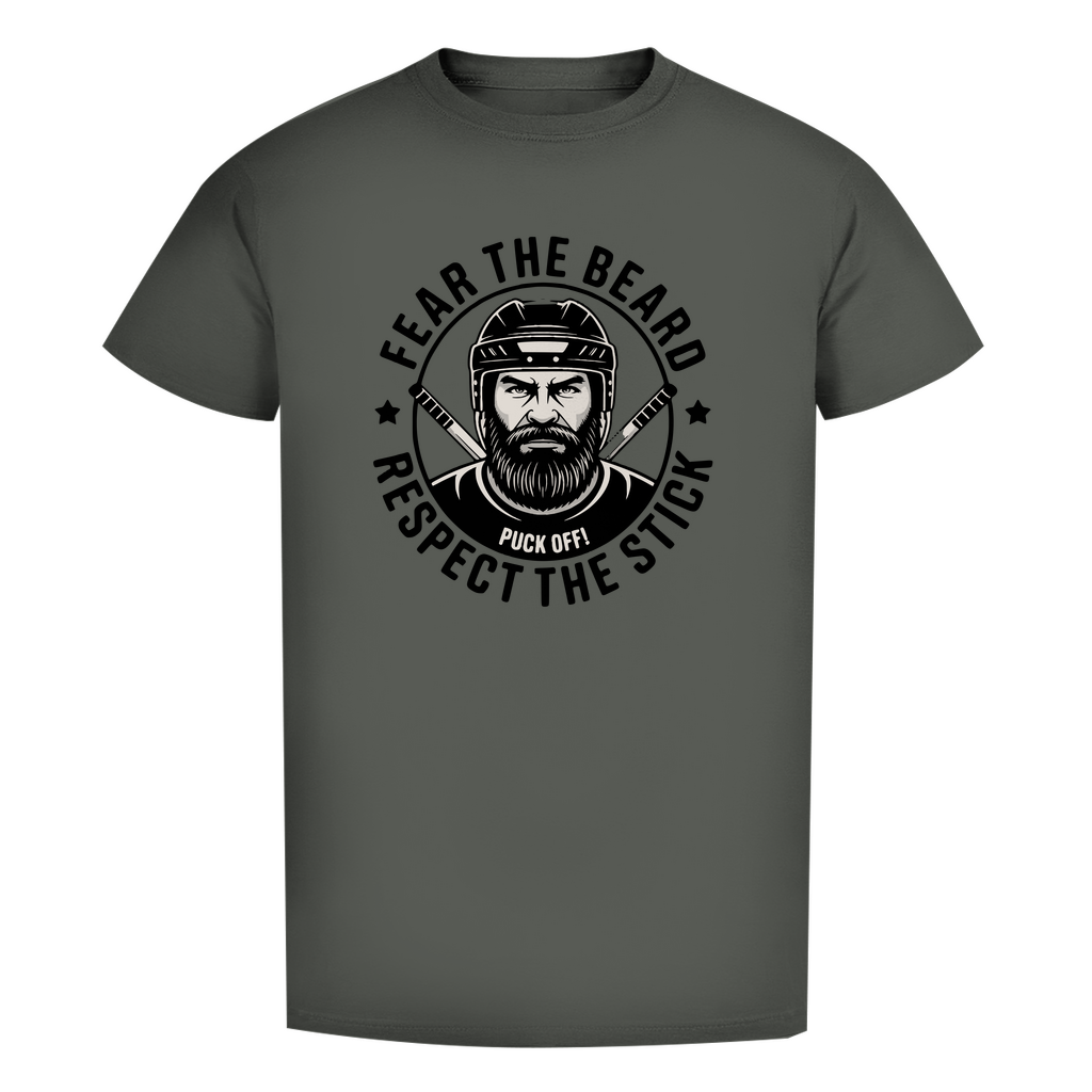 Herren Premium Bio T-Shirt "Fear The Beard"